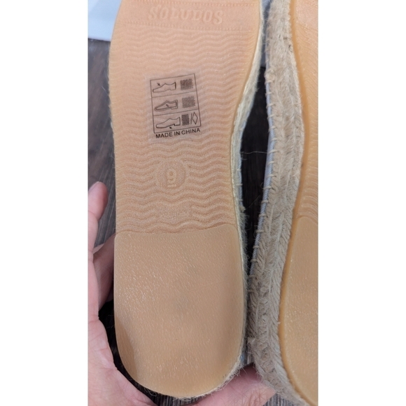Soludos Let's Fly Away Espadrille Slip On Shoes Size 9 - Picture 10 of 12